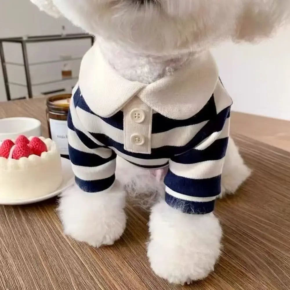 Trendy Cute Pet Polo Shirt, Dog Clothes Puppy Clothes Cat Clothes Yorkie Bichon Pomeranian Teddy Small Medium Dogs, Stylish Animal Apparel