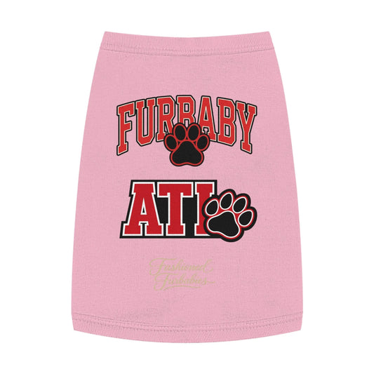 Furbaby ATL Dog Tank Top – Red Paw Atlanta Pet Shirt Matching