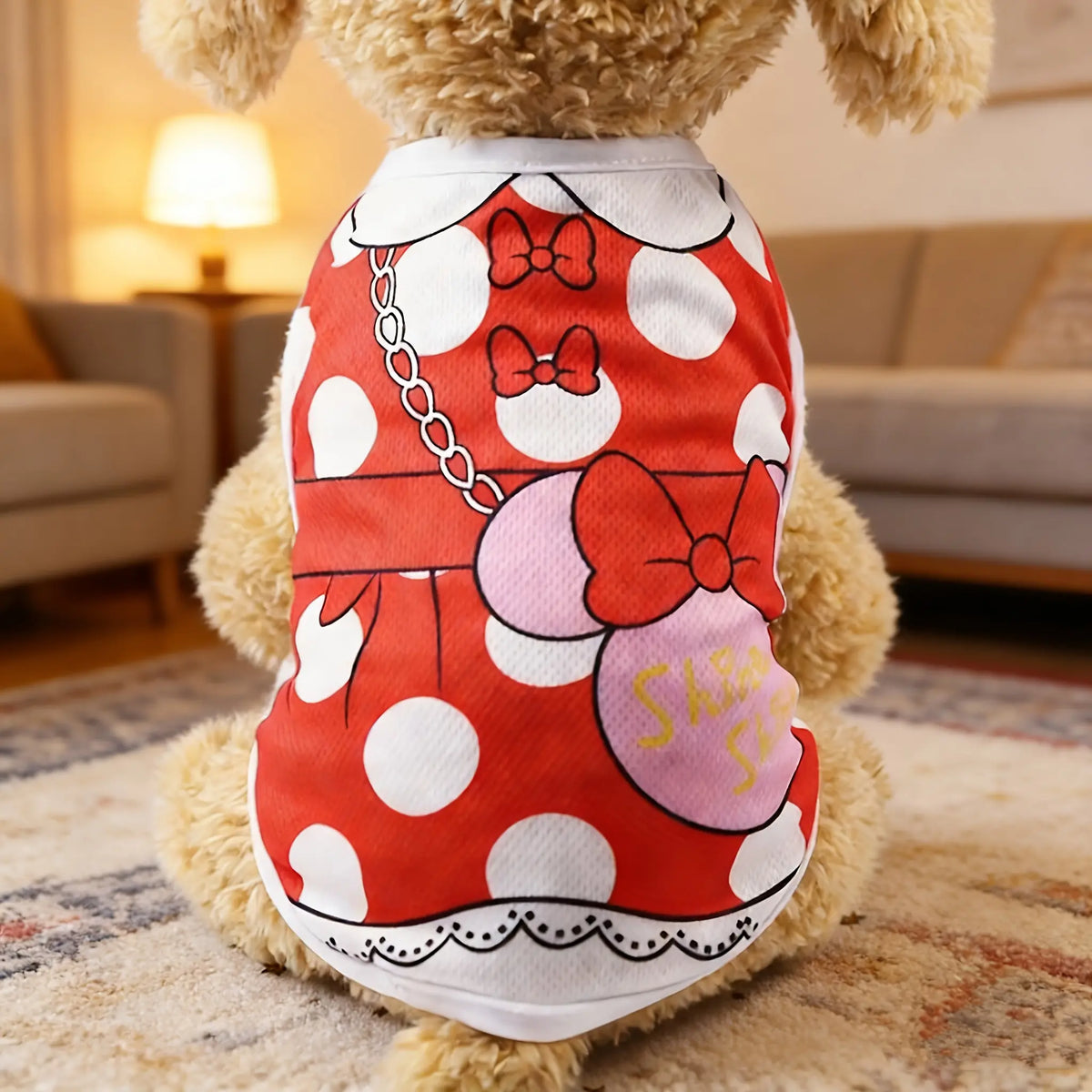 Small Dog Breathable Lightweight Short-Sleeved Vest Shirt - Casual Daily Wear Pet Clothing for Teddy Bear Supplies, Size S