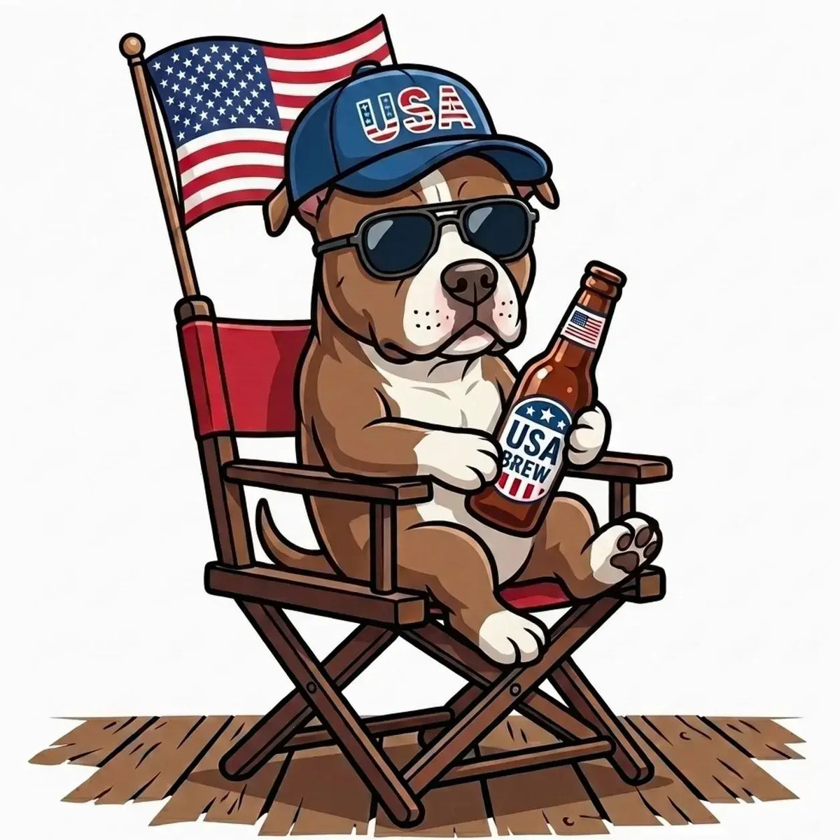 [BLUE JEAN] Comfort Colors Blue Jean Custom 50 Dog 4th of July Ivory Shirt, USA Dog Drinking Beer Tee, Patriotic Puppy Independence Day Shirt, Funny Dog