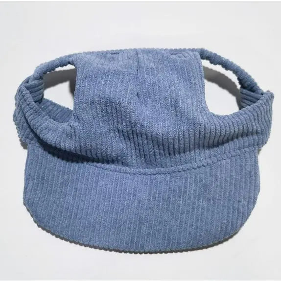 Peaked Dog Baseball Hat - Adjustable Sun-Protective Unisex Outdoor Clothing with Ear Cutouts, Multi-Size (S/M/L) for Small to Large Breeds