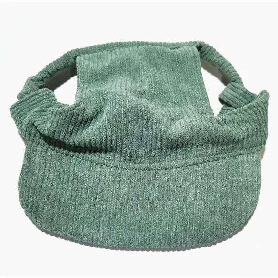 Peaked Dog Baseball Hat - Adjustable Sun-Protective Unisex Outdoor Clothing with Ear Cutouts, Multi-Size (S/M/L) for Small to Large Breeds