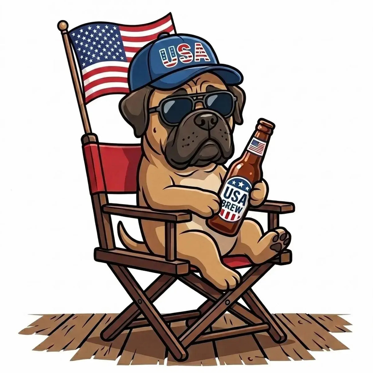 [BLUE JEAN] Comfort Colors Blue Jean Custom 50 Dog 4th of July Ivory Shirt, USA Dog Drinking Beer Tee, Patriotic Puppy Independence Day Shirt, Funny Dog