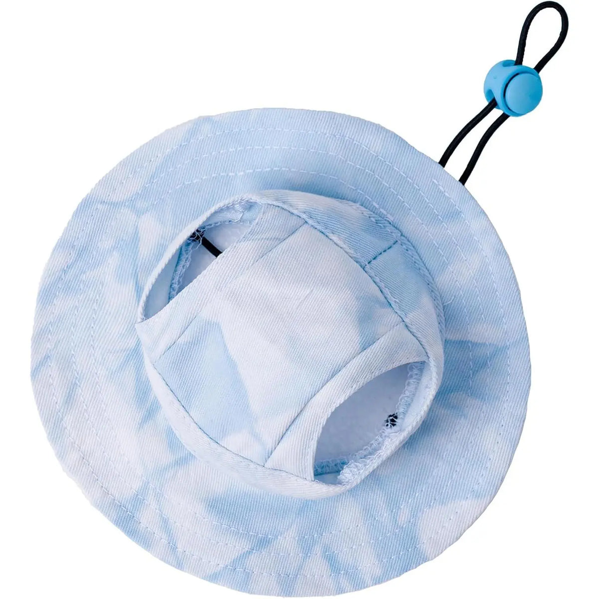 Dog Sunscreen Baseball Cap with Ear Holes - 1-Piece Fabric Pet Sun Protection Hat for Small/Medium/Large Dogs, Summer Outdoor Climbing Use (Blue, Small Option)