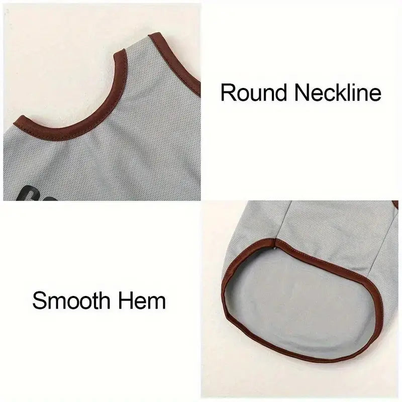 6pcs Pet Vest Set, Sleeveless Breathable Lightweight Spring Summer Apparel for Small-Medium Dogs & Cats, Pet Clothes