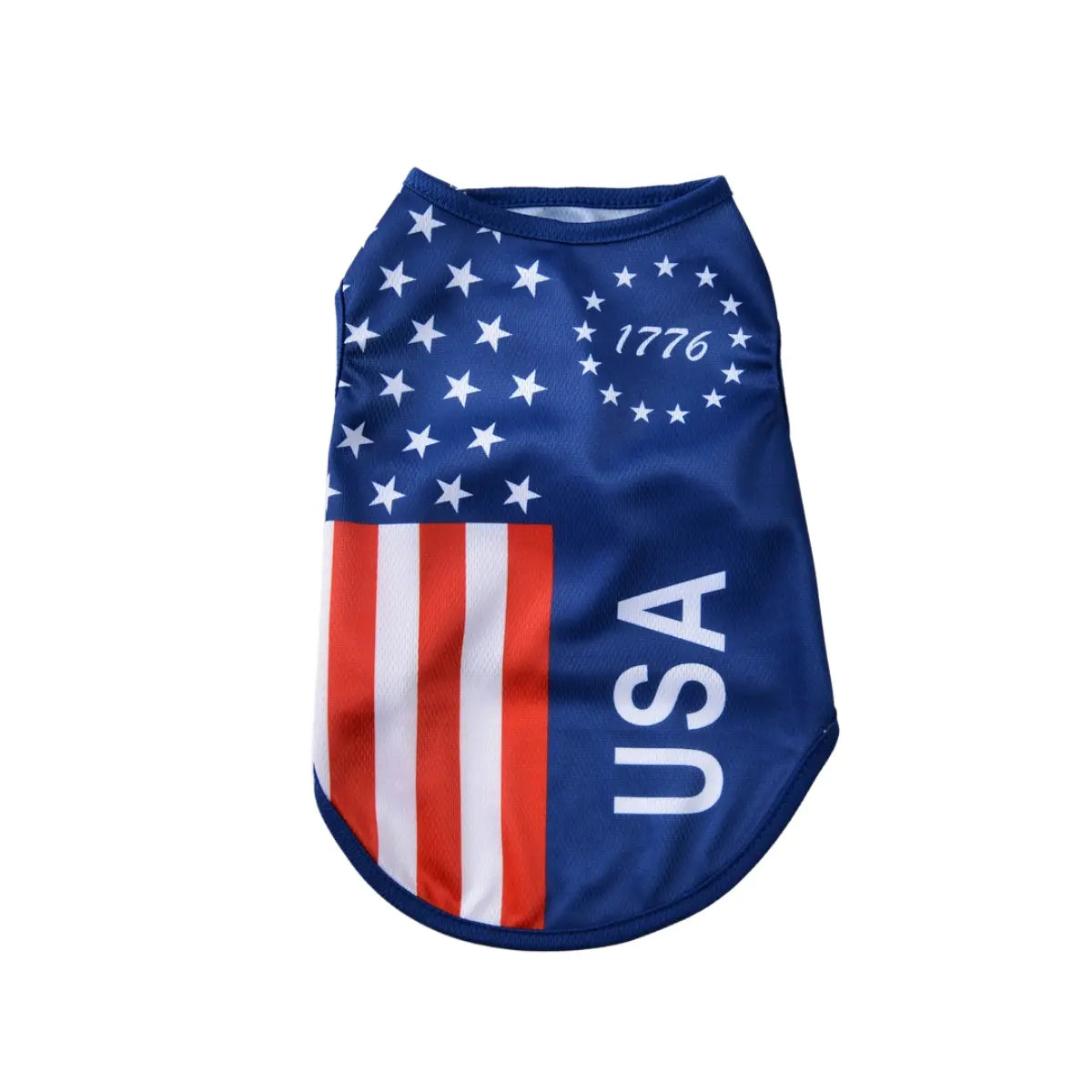American Flag Dog Vest, Breathable Mesh Soft Lightweight, Small Dogs Patriotic Summer Clothes, Pet Clothing for Spring and Summer, Puppy Clothes