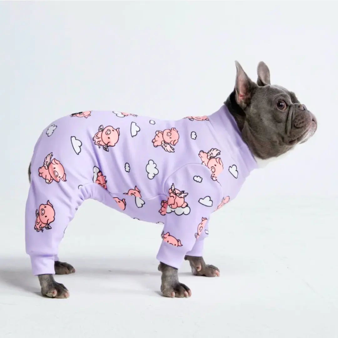 Spark Paws Dog Pajama - Ultra-Soft and 4-Way Stretch, Recovery-Suit PJ Onesie for Small, Medium and Large Breeds