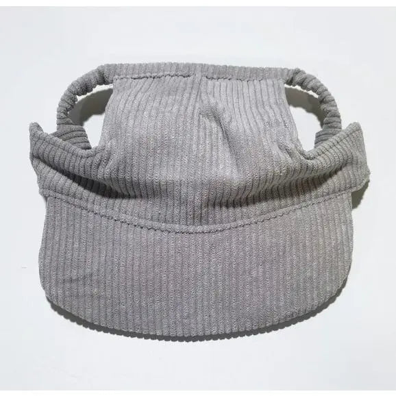 Peaked Dog Baseball Hat - Adjustable Sun-Protective Unisex Outdoor Clothing with Ear Cutouts, Multi-Size (S/M/L) for Small to Large Breeds