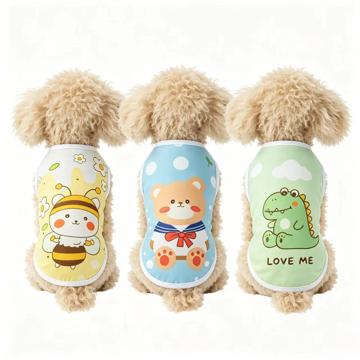 3-Pack Cute Pet Summer Vest, Dog Cat Summer Vest, Lightweight Breathable Comfort, Say Goodbye to Hot and Rough Clothes, Ideal for Pets, Puppy Clothes, Clothing