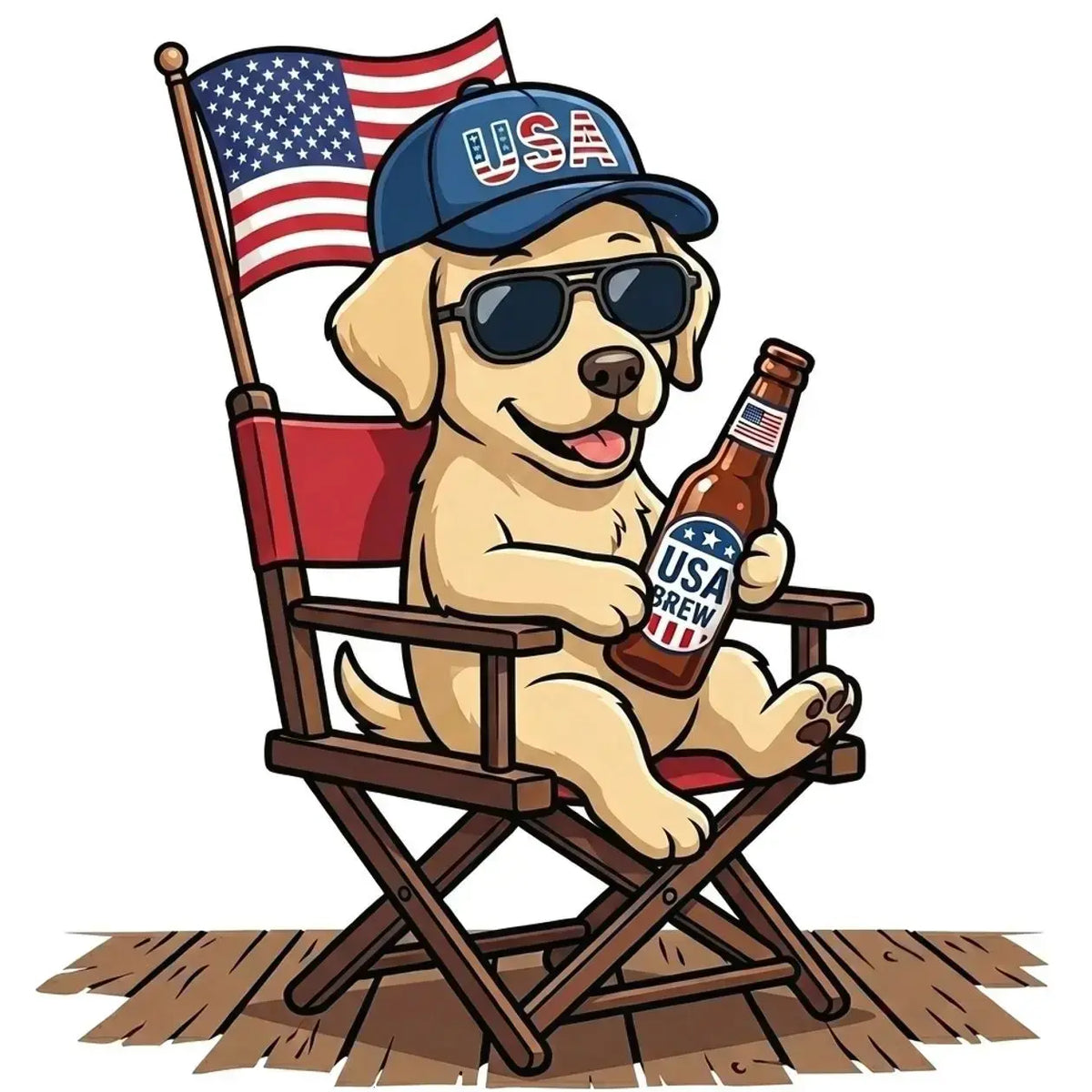 [BLUE JEAN] Comfort Colors Blue Jean Custom 50 Dog 4th of July Ivory Shirt, USA Dog Drinking Beer Tee, Patriotic Puppy Independence Day Shirt, Funny Dog