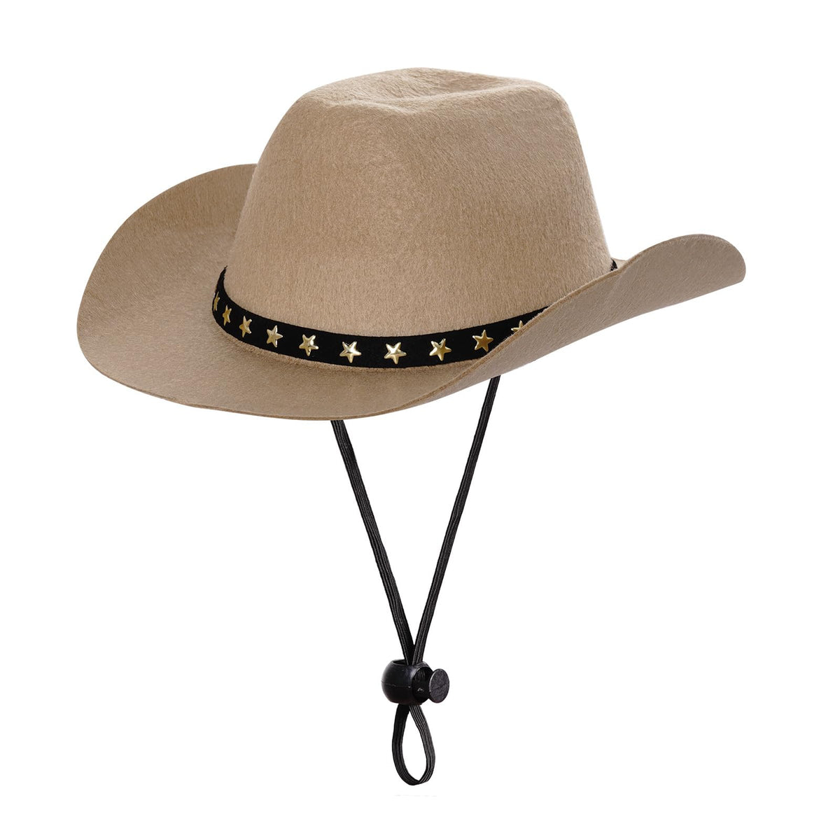 choyaxo Pet Cowboy Costume Cosplay Cap Halloween Costumes for Dogs Cat Pet Party Decoration Mini Cowboy Hat (Brown, Small)