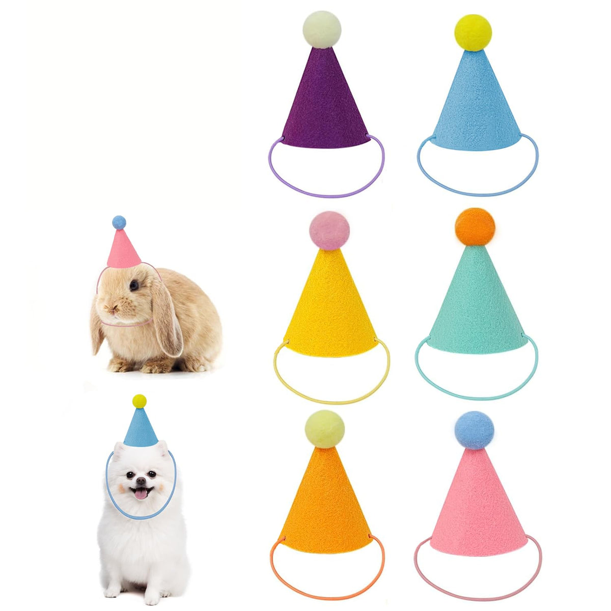 Mini Party Hats, Cute Party Hats for Stuffed Animals
