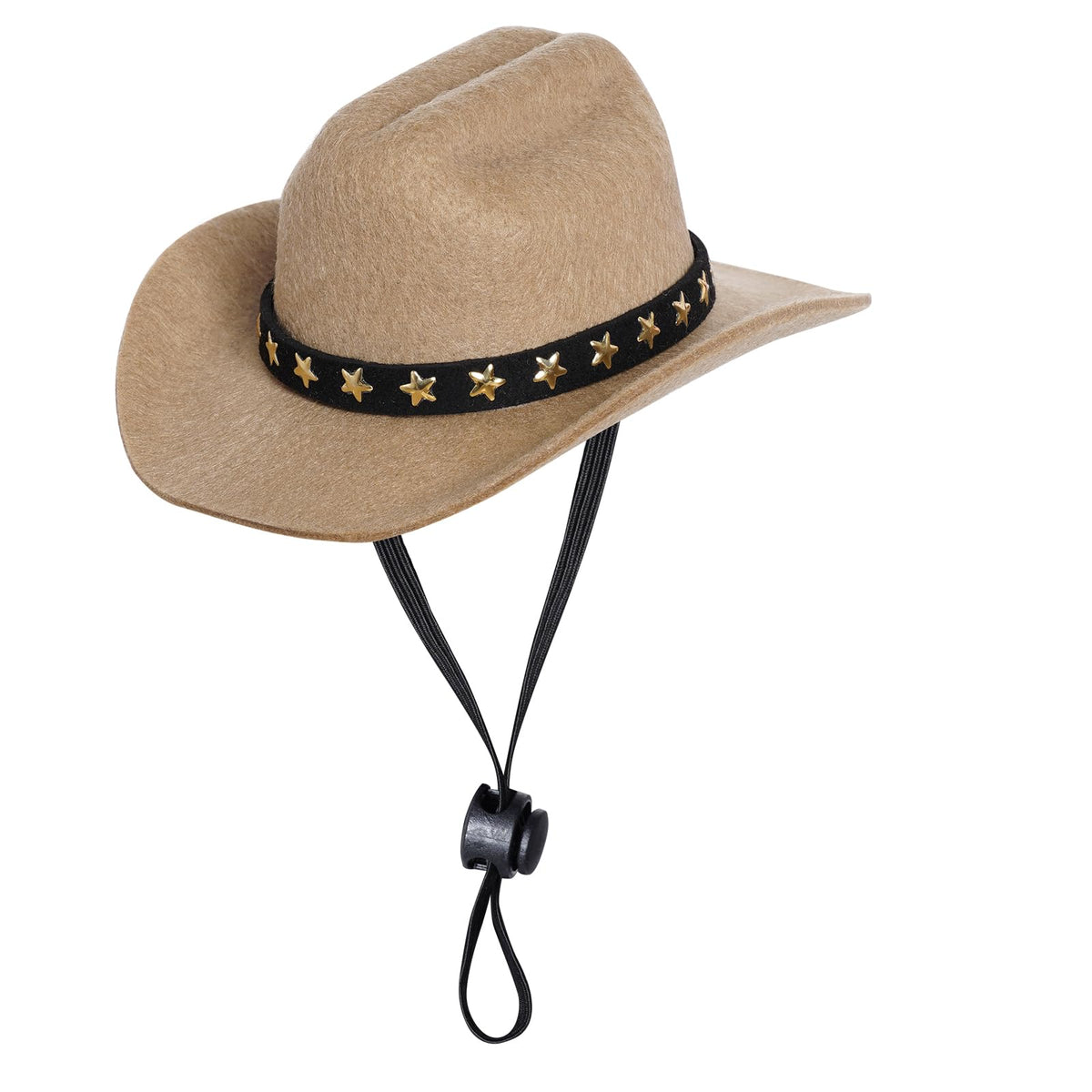 choyaxo Pet Cowboy Costume Cosplay Cap Halloween Costumes for Dogs Cat Pet Party Decoration Mini Cowboy Hat (Brown, Small)