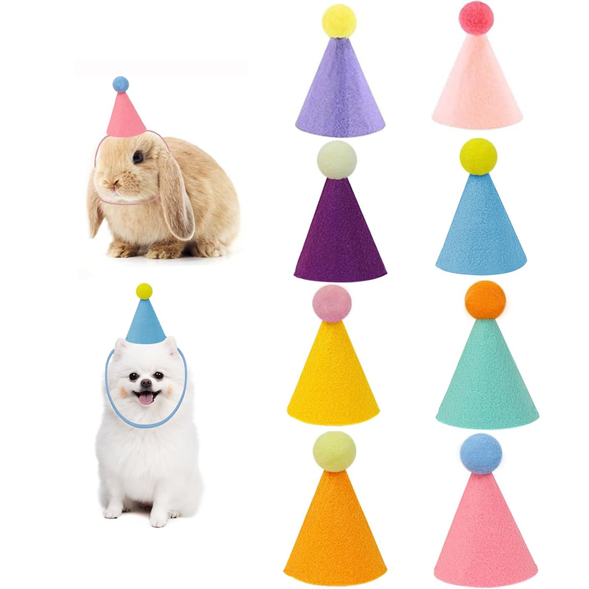 Mini Party Hats, Cute Party Hats for Stuffed Animals