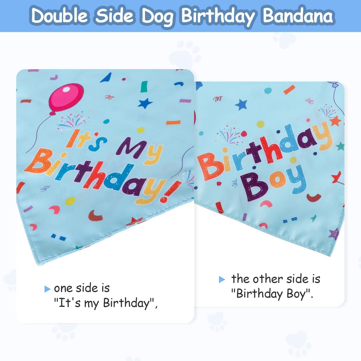 Dog Birthday Party Supplies,Dog Birthday Bandana,Dog Birthday Hat