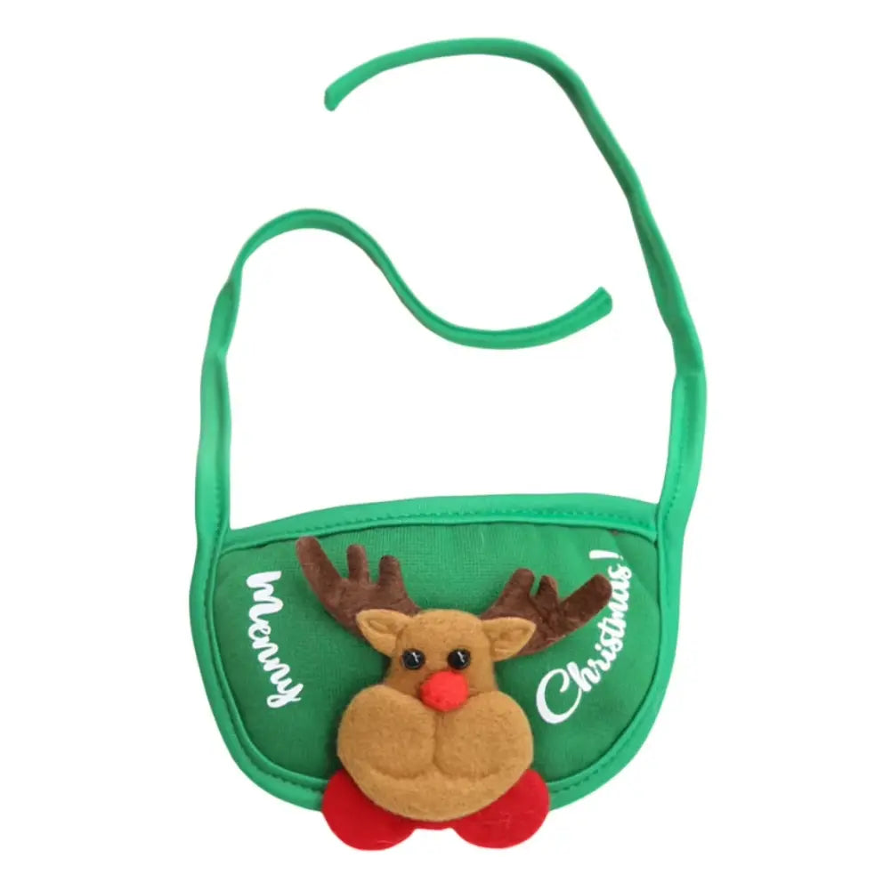 Christmas Dog Hat Washable Pet Cap Bandana Scarf Bibs Santa Elk Cute Cosplay Costume for Small Medium Doggy Cats Headgear Does not apply