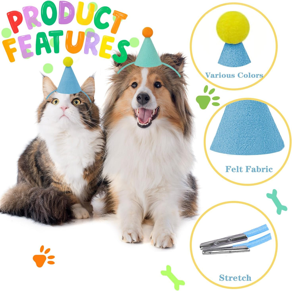 Mini Party Hats, Cute Party Hats for Stuffed Animals