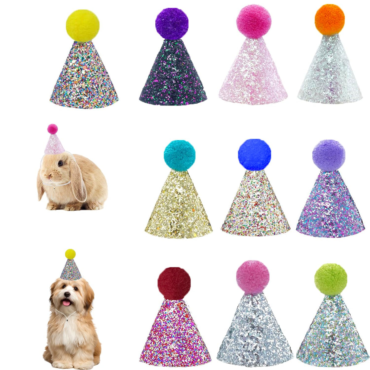 Mini Party Hats, Cute Party Hats for Stuffed Animals