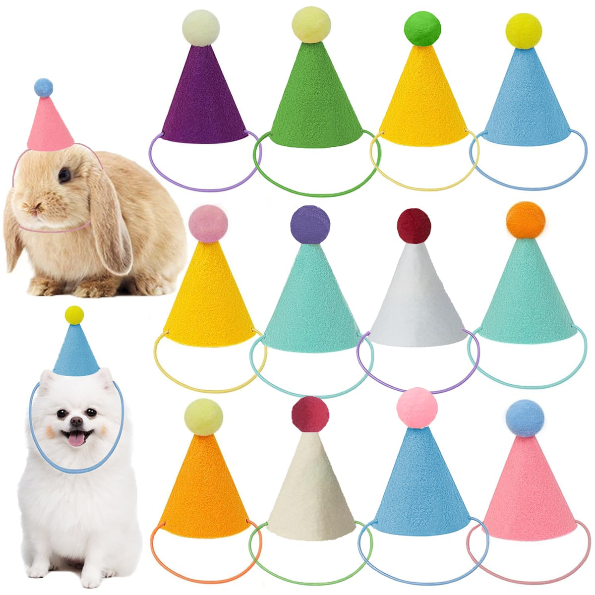 Mini Party Hats, Cute Party Hats for Stuffed Animals