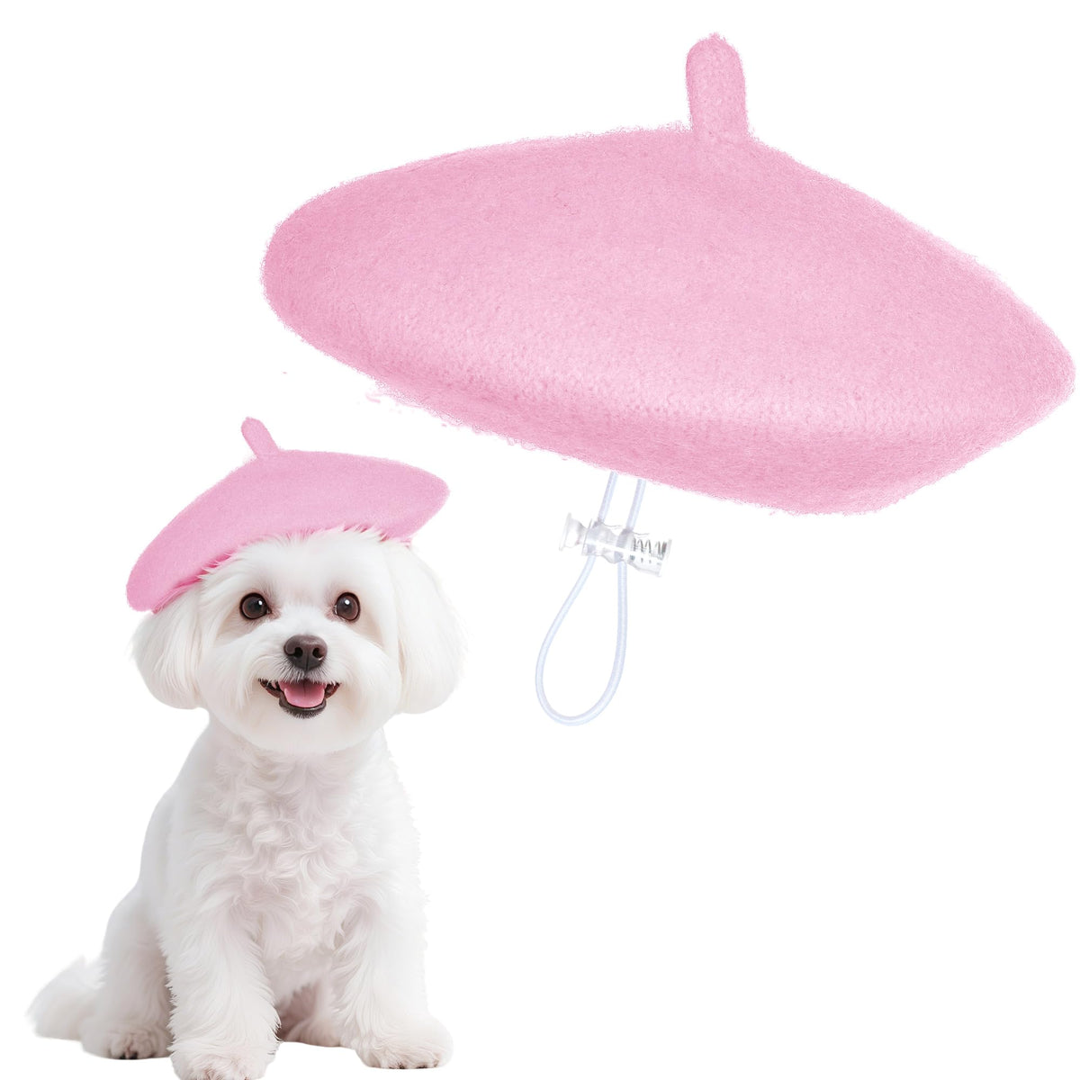 choyaxo 1pcs Dog Beret Funny Artist Dog hat for Small Dogs Cat Halloween