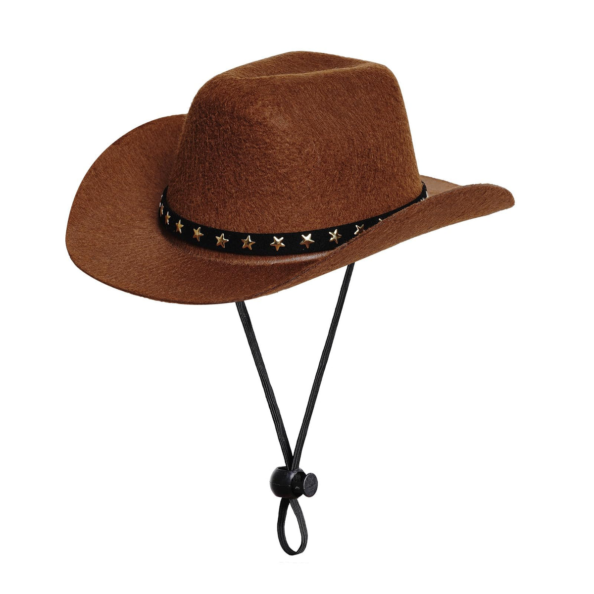 choyaxo Pet Cowboy Costume Cosplay Cap Halloween Costumes for Dogs Cat Pet Party Decoration Mini Cowboy Hat (Brown, Small)