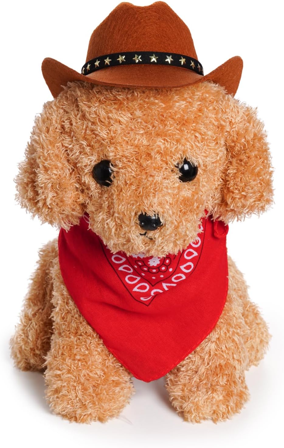 choyaxo Pet Cowboy Costume Halloween Costumes for Dogs Cat Cowboy Hat with Bandana Scarf (Small)