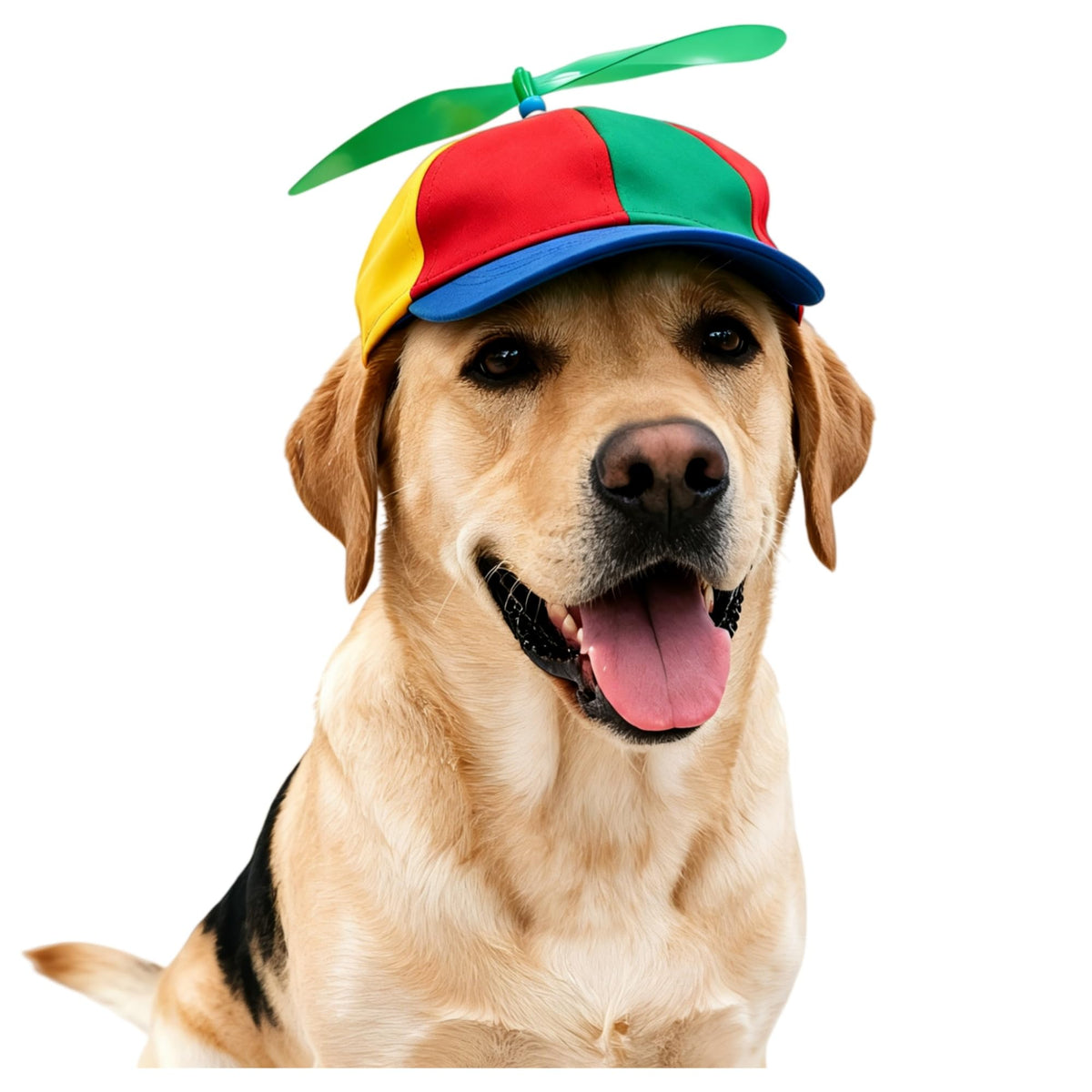 Propeller Pet Hats, Funny Helicopter Adjustment Green Hats for Dog XS