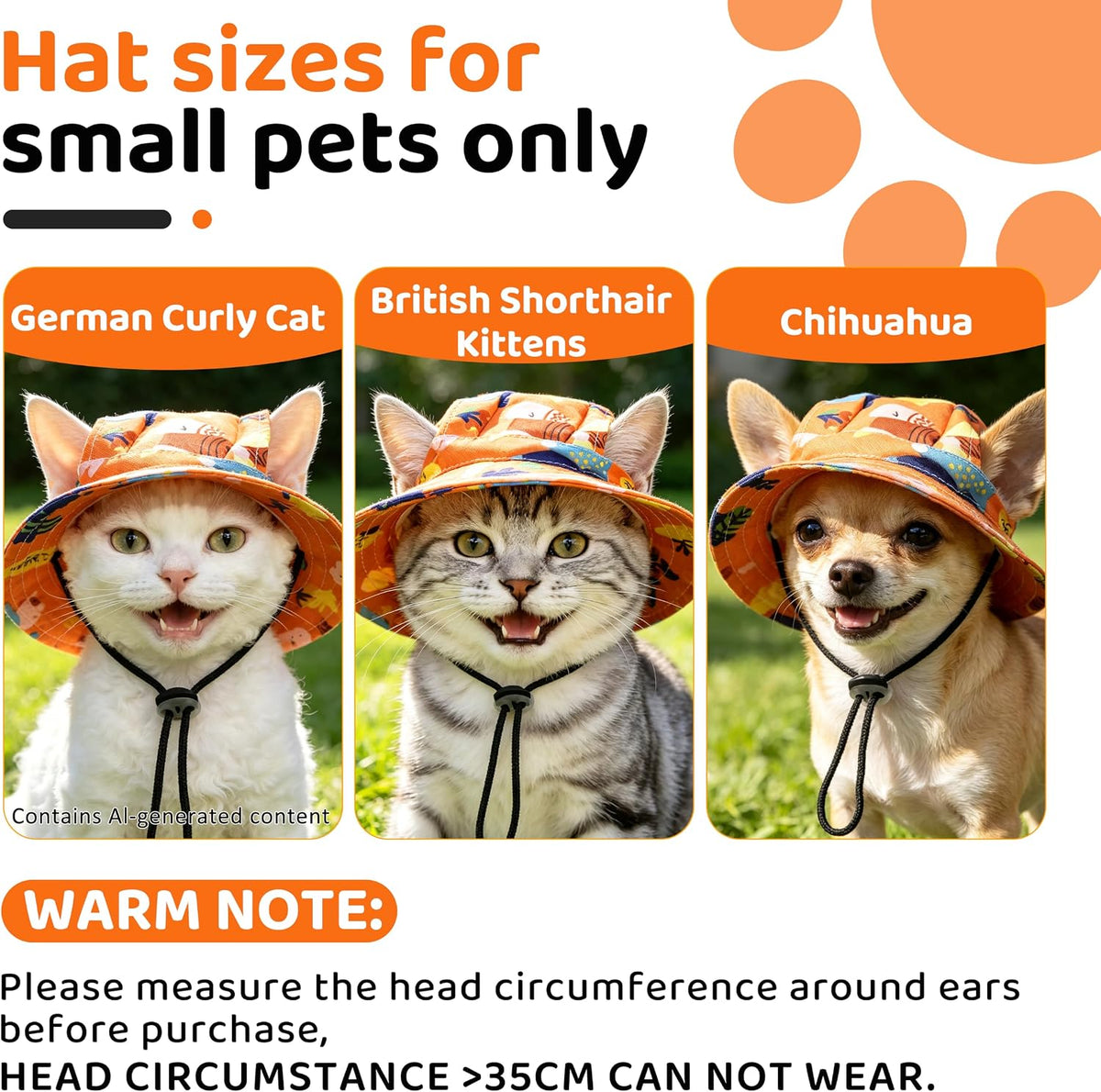 Cat Hats for Cats Only, Cat Sun Hat Sphynx Hat with Ear Hole Kitten Headwear Sun Sombrero Caps Summer Cat Cowboy Hats, Pet Chihuahua Sunscreen Baseball Outdoor Cap,Dinosaur