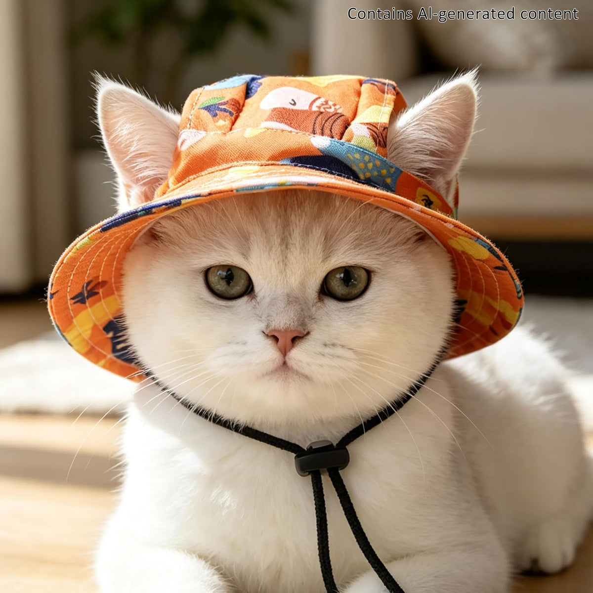 Cat Hats for Cats Only, Cat Sun Hat Sphynx Hat with Ear Hole Kitten Headwear Sun Sombrero Caps Summer Cat Cowboy Hats, Pet Chihuahua Sunscreen Baseball Outdoor Cap,Dinosaur