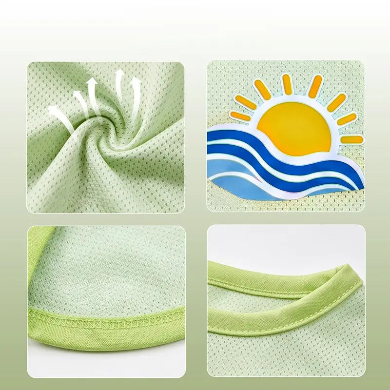 Dog Cooling Vest for Summer - Polyester Tie Dye Fabric, Side Buckle, Universal Fit, Advanced Instant Cooling Tech, SPF 50 UV Shield, Freezer-Safe, Lightweight, Long-Lasting, Size S (for Hikes & Walks)
