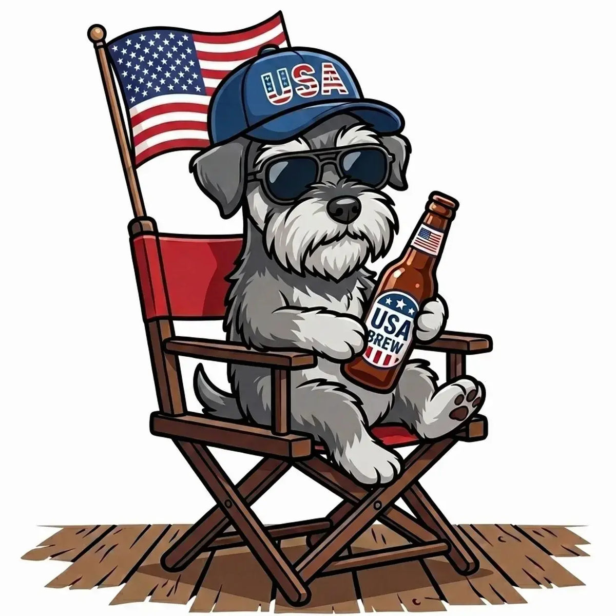 [BLUE JEAN] Comfort Colors Blue Jean Custom 50 Dog 4th of July Ivory Shirt, USA Dog Drinking Beer Tee, Patriotic Puppy Independence Day Shirt, Funny Dog