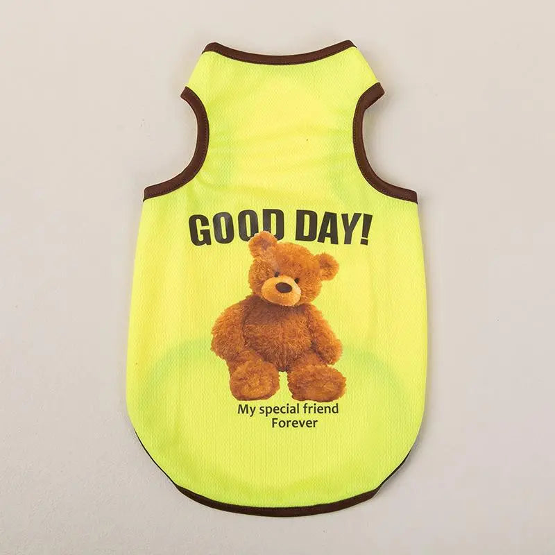 Summer Breathable Pet Clothes Outfits, Puppy Clothes, Husky Clothes, Clothing, Lightweight Vest for Dogs and Cats, Thin Fabric Ideal for Corgis and Other Breeds