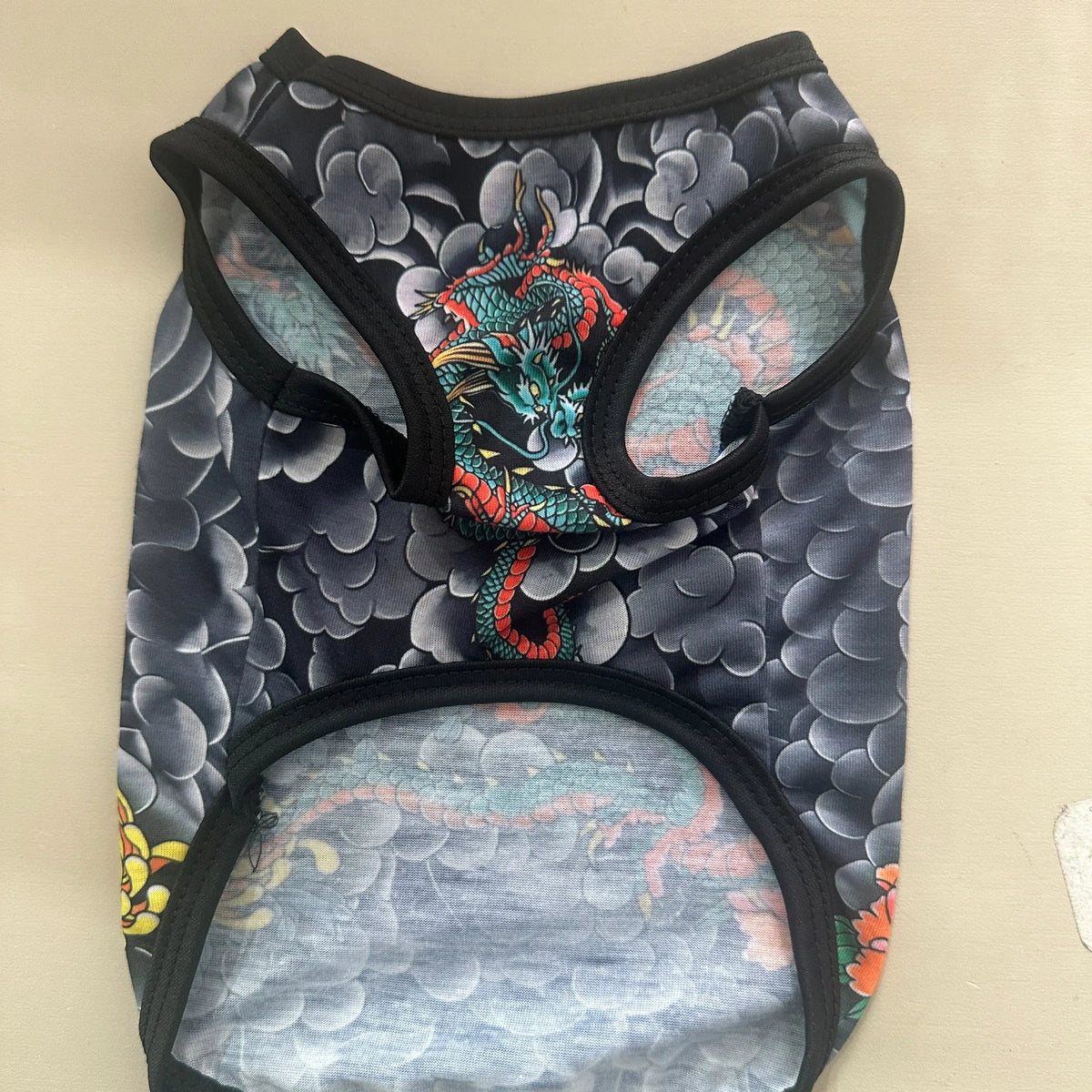 Dragon Print Dog Vest Sleeveless Pet Shirt, Lightweight Pullover for Small Dogs and Cats, Comfortable Puppy Clothes, Stylish Pet Apparel, Dachshund Clothes