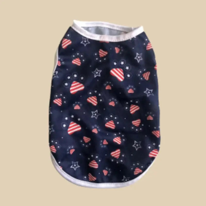 American Flag Dog Vest, Breathable Mesh Soft Lightweight, Small Dogs Patriotic Summer Clothes, Pet Clothing for Spring and Summer, Puppy Clothes