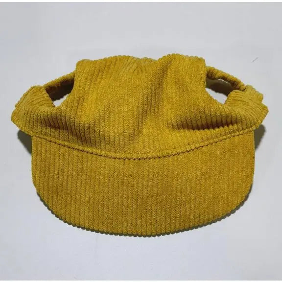 Peaked Dog Baseball Hat - Adjustable Sun-Protective Unisex Outdoor Clothing with Ear Cutouts, Multi-Size (S/M/L) for Small to Large Breeds