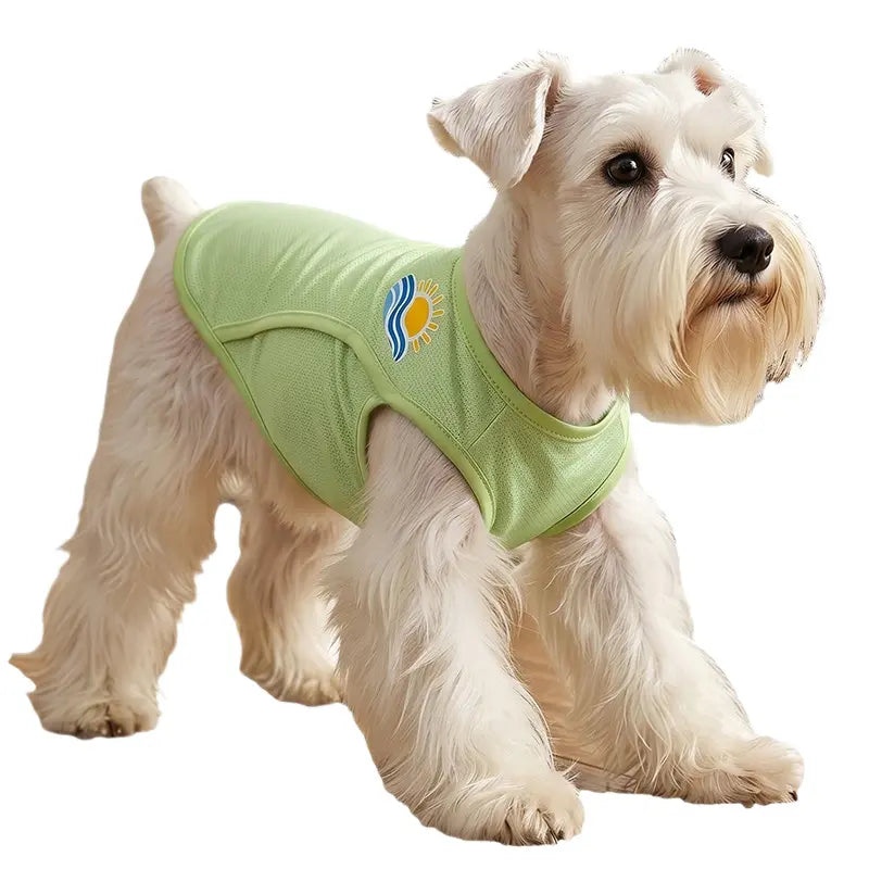 Dog Cooling Vest for Summer - Polyester Tie Dye Fabric, Side Buckle, Universal Fit, Advanced Instant Cooling Tech, SPF 50 UV Shield, Freezer-Safe, Lightweight, Long-Lasting, Size S (for Hikes & Walks)