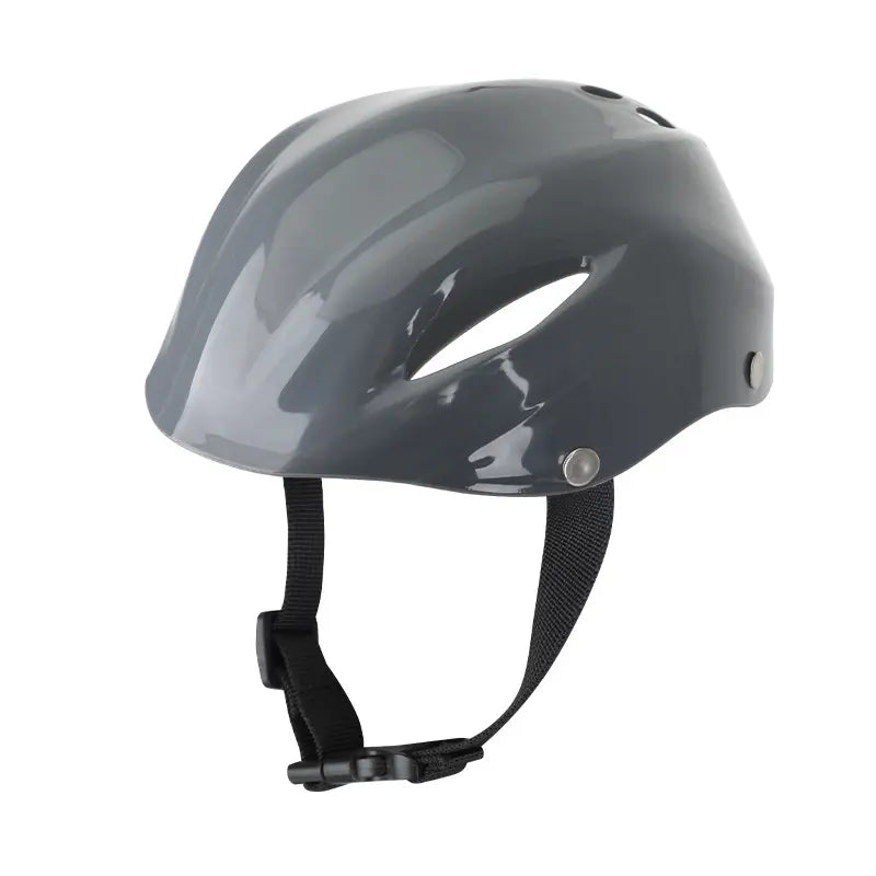 Pet Helmet for Border Collie and Corgi, Adjustable Safety Hat for Outdoor Riding, Motorcycle Cap with Visible Ears, Cat Headwear