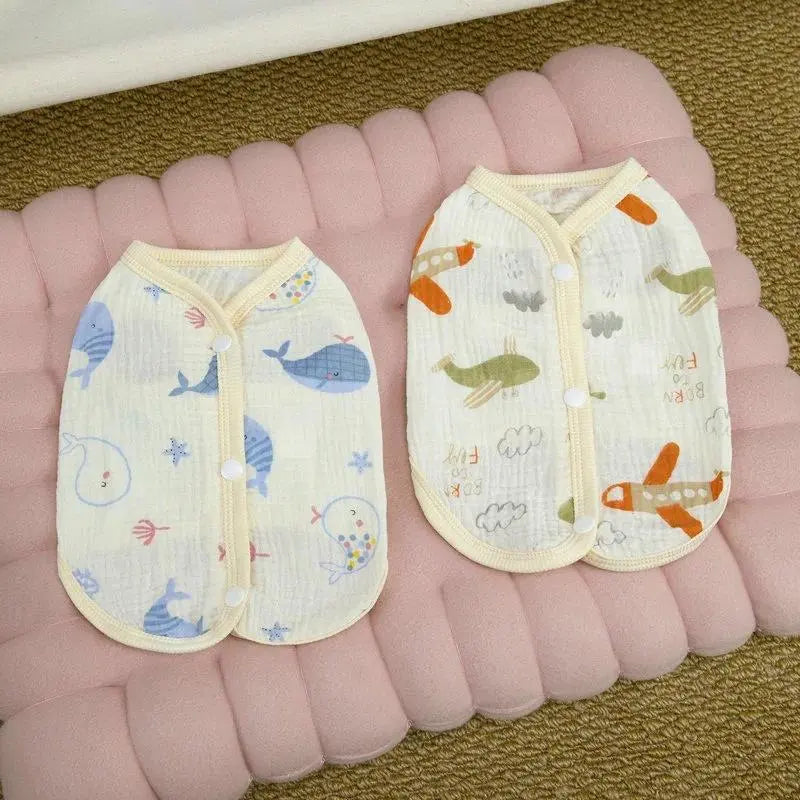 Summer Pet Vest Dog Clothes T-shirt Clothing Dogs Pets Vests Chihuahua Breathable Girl Pug Puppy Vest York Teddy