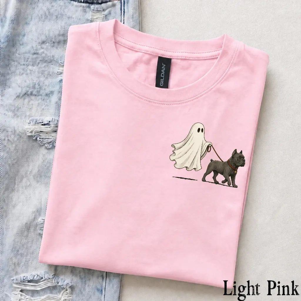 Personalized Dog Breed Halloween Shirt Cute Ghost Walking Dog Tee for Dog Mom Dog Dad Spooky Season Pet Lover Gift T-Shirt -  DPCLICK