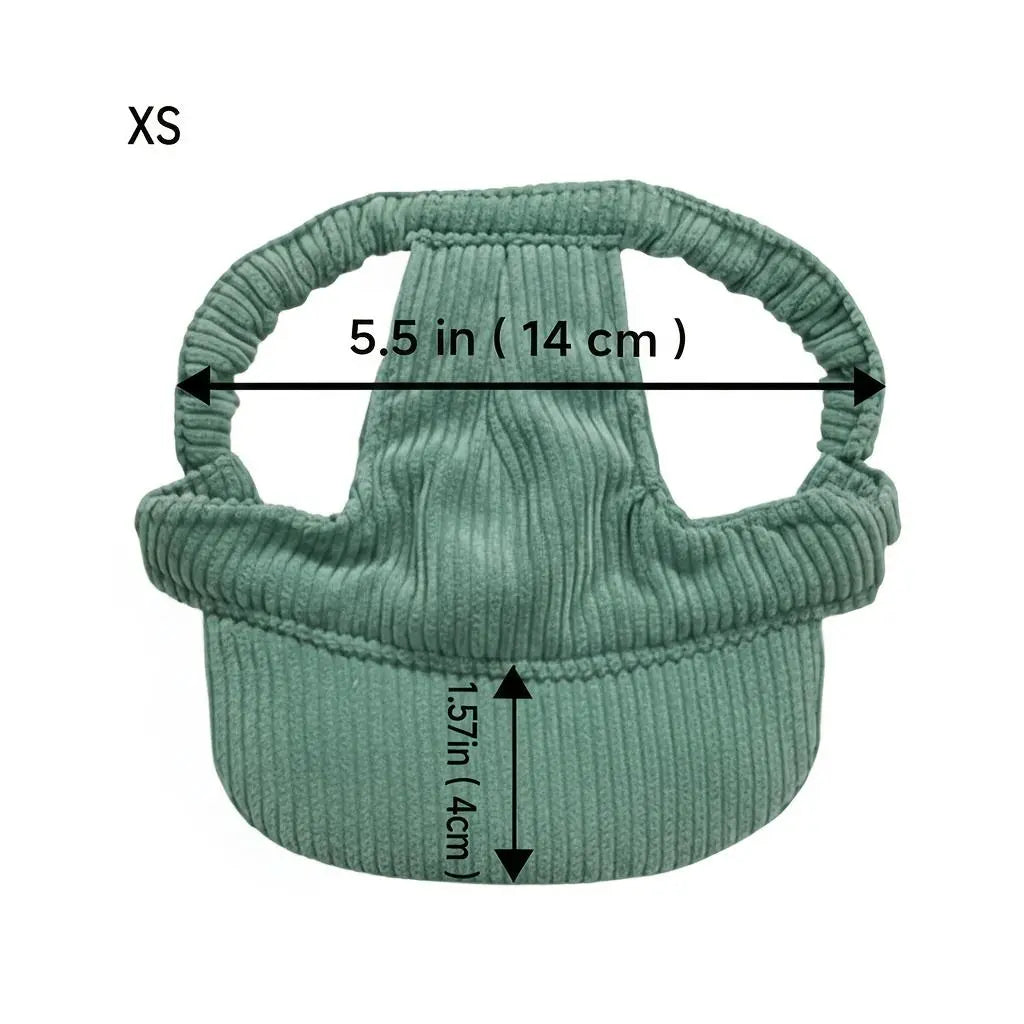 Custom Embroidered Fabric Pet Headwear - Multi-Size Dog & Cat All-Season Visor Baseball Caps, Universal Sun Protection Outdoor Pet Clothing Accessories